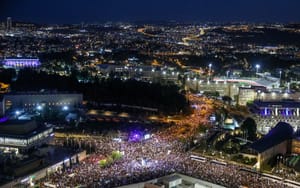 200 ezren tüntettek Izraelben, ezúttal a vitatott igazságügyi reformok mellett
