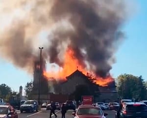 Újabb történelmi templom égett le Kanadában