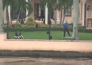 Videó: robotkutyák járőröznek Trump rezidenciáján